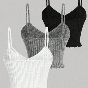 Slow Rib Cami Bra Top